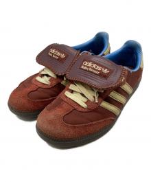 adidas×WALES BONNER（アディダス×ウェールズボナー）の古着「Samba Nylon Low "Fox Brown/Sandy Beige/Lucky Blue"」｜ブラウン