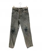 Liberal youth ministryリベラルユースミニストリー）の古着「デストロイデニムパンツ」｜グレー