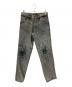 LIBERAL YOUTH MINISTRY（リベラルユースミニストリー）の古着「デストロイデニムパンツ」｜グレー