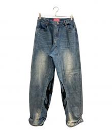 PCCVISION（ピーシーシービジョン）の古着「デニムパンツ」｜インディゴ