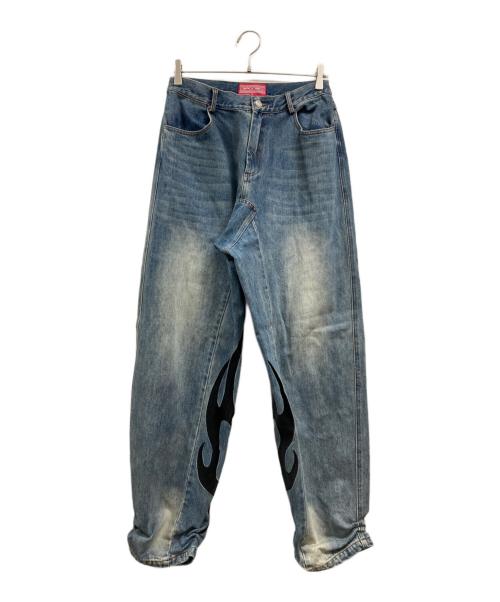 PCCVISION（ピーシーシービジョン）PCCVISION (ピーシーシービジョン) デニムパンツ インディゴ サイズ:Ｍの古着・服飾アイテム