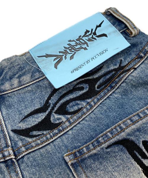 PCCVISION（ピーシーシービジョン）PCCVISION (ピーシーシービジョン) デニムパンツ インディゴ サイズ:Ｍの古着・服飾アイテム