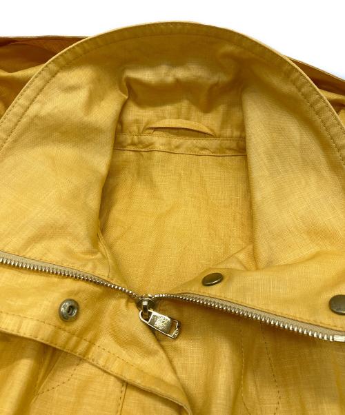 BURBERRY LONDON（バーバリーロンドン）BURBERRY LONDON (バーバリーロンドン) リネンコート イエロー サイズ:38の古着・服飾アイテム