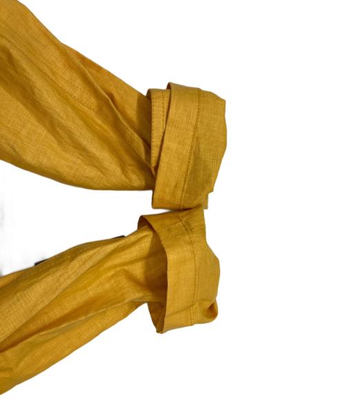 BURBERRY LONDON（バーバリーロンドン）BURBERRY LONDON (バーバリーロンドン) リネンコート イエロー サイズ:38の古着・服飾アイテム