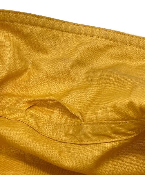 BURBERRY LONDON（バーバリーロンドン）BURBERRY LONDON (バーバリーロンドン) リネンコート イエロー サイズ:38の古着・服飾アイテム