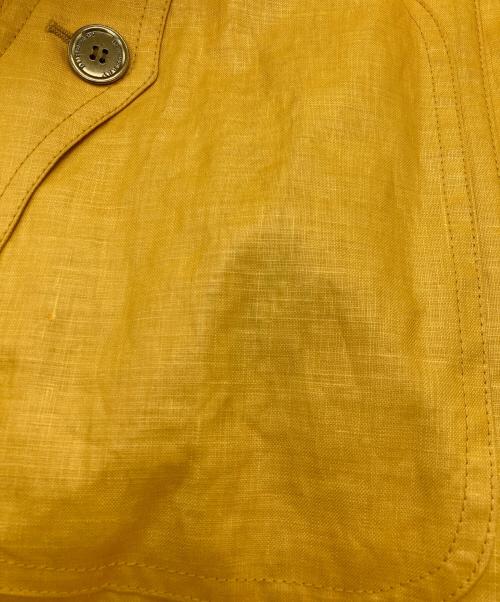 BURBERRY LONDON（バーバリーロンドン）BURBERRY LONDON (バーバリーロンドン) リネンコート イエロー サイズ:38の古着・服飾アイテム