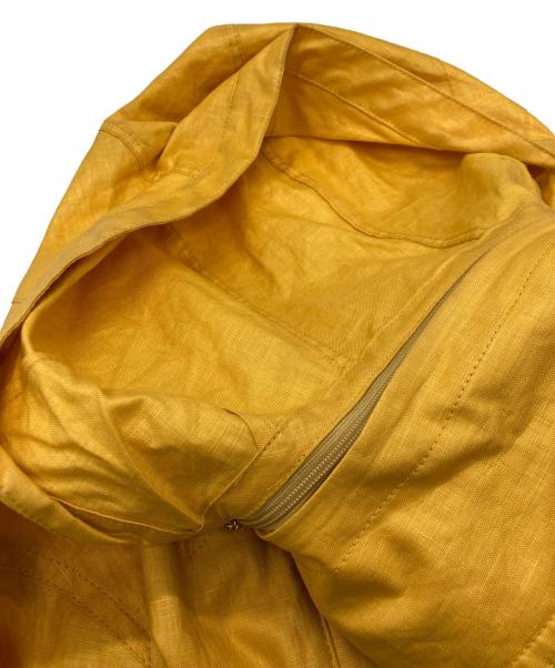 BURBERRY LONDON（バーバリーロンドン）BURBERRY LONDON (バーバリーロンドン) リネンコート イエロー サイズ:38の古着・服飾アイテム