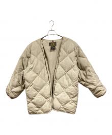 Eddie Bauer（エディーバウアー）の古着「グースダウンインナージャケット」｜ベージュ
