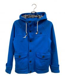 BURBERRY BLACK LABEL（バーバリーブラックレーベル）の古着「フーデッドジャケット」｜ブルー