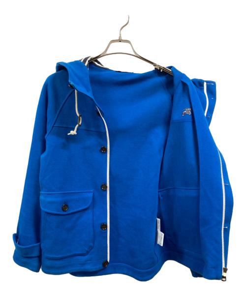 BURBERRY BLACK LABEL（バーバリーブラックレーベル）BURBERRY BLACK LABEL (バーバリーブラックレーベル) フーデッドジャケット ブルー サイズ:2の古着・服飾アイテム