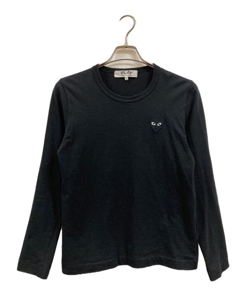 PLAY COMME des GARCONS（プレイコムデギャルソン）PLAY COMME des GARCONS (プレイコムデギャルソン) カットソー ブラック サイズ:Ⅼの古着・服飾アイテム