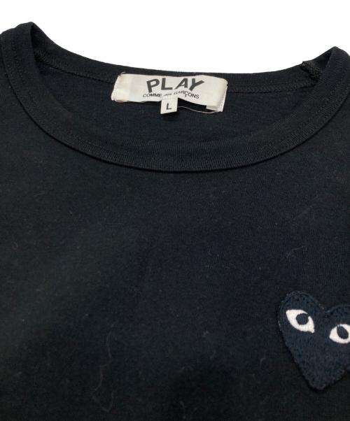 PLAY COMME des GARCONS（プレイコムデギャルソン）PLAY COMME des GARCONS (プレイコムデギャルソン) カットソー ブラック サイズ:Ⅼの古着・服飾アイテム