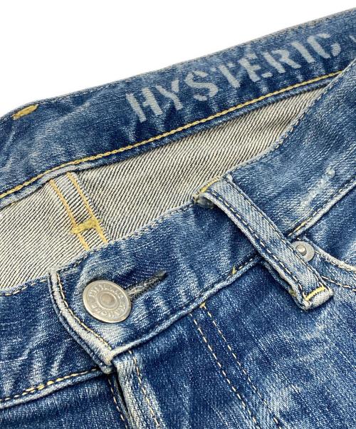 Hysteric Glamour（ヒステリックグラマー）Hysteric Glamour (ヒステリックグラマー) SP加工ストレッチデニムパンツ インディゴ サイズ:32の古着・服飾アイテム