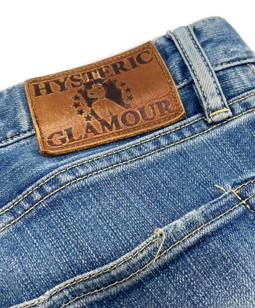 Hysteric Glamour（ヒステリックグラマー）Hysteric Glamour (ヒステリックグラマー) SP加工ストレッチデニムパンツ インディゴ サイズ:32の古着・服飾アイテム