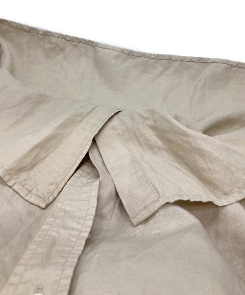 ticca（ティッカ）TICCA (ティッカ) リネン混シャツワンピース ベージュ サイズ:FREEの古着・服飾アイテム