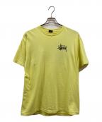 stussyステューシー）の古着「ロゴプリントTシャツ」｜イエロー