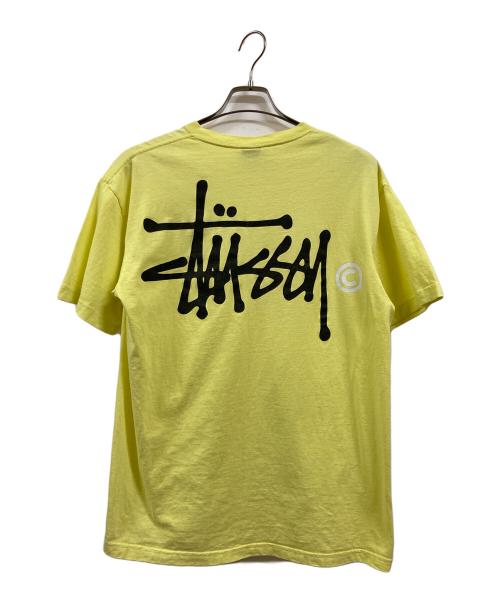 stussy（ステューシー）stussy (ステューシー) ロゴプリントTシャツ イエロー サイズ:Ⅼの古着・服飾アイテム