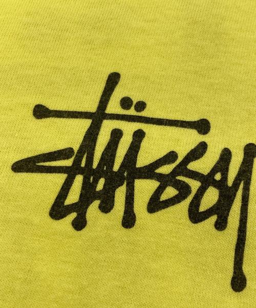 stussy（ステューシー）stussy (ステューシー) ロゴプリントTシャツ イエロー サイズ:Ⅼの古着・服飾アイテム