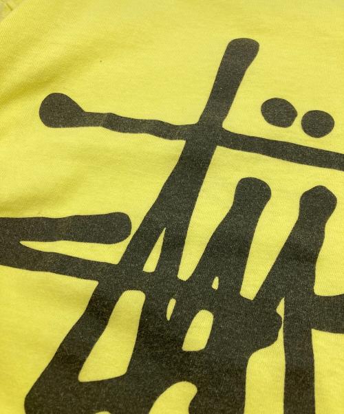 stussy（ステューシー）stussy (ステューシー) ロゴプリントTシャツ イエロー サイズ:Ⅼの古着・服飾アイテム