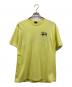 stussy（ステューシー）の古着「ロゴプリントTシャツ」｜イエロー