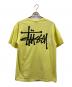 stussy (ステューシー) ロゴプリントTシャツ イエロー サイズ:Ⅼ：6000円