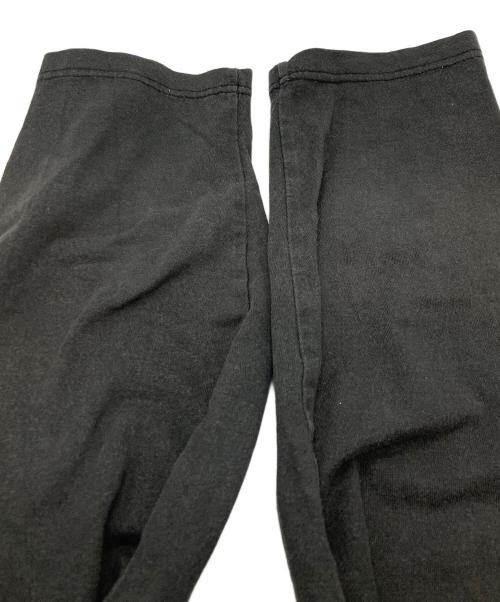 stussy（ステューシー）stussy (ステューシー) SSリンクロゴラグランカットソー ブラック×ホワイト サイズ:Mの古着・服飾アイテム