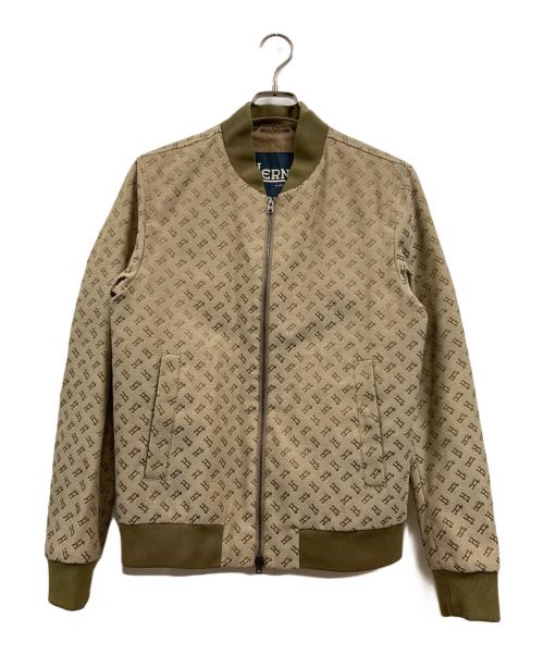 HERNO（ヘルノ）HERNO (ヘルノ) 総柄ブルゾン ベージュ サイズ:46の古着・服飾アイテム