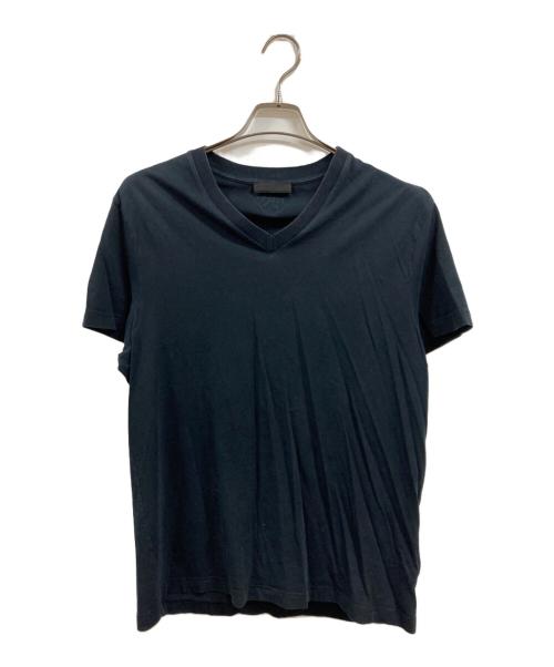 PRADA（プラダ）PRADA (プラダ) Tシャツ ブラック サイズ:Ｍの古着・服飾アイテム