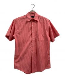 BROOKS BROTHERS（ブルックスブラザーズ）の古着「半袖チェックシャツ」｜レッド