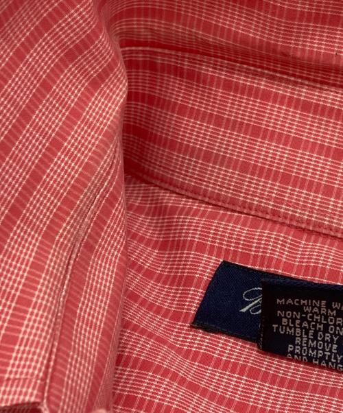 BROOKS BROTHERS（ブルックスブラザーズ）BROOKS BROTHERS (ブルックスブラザーズ) 半袖チェックシャツ レッド サイズ:Ｍの古着・服飾アイテム