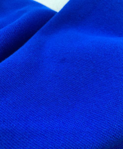 LACOSTE（ラコステ）LACOSTE (ラコステ) ミラノリブニットVネックカーディガン ブルー サイズ:38の古着・服飾アイテム