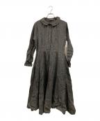 Ito-hariイトハリ）の古着「リネンワンピース」｜グレー