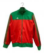 adidasアディダス）の古着「トラックジャケット」｜グリーン×レッド
