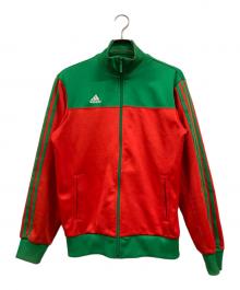 adidas（アディダス）の古着「トラックジャケット」｜グリーン×レッド