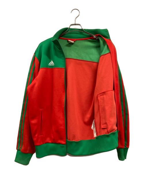 adidas（アディダス）adidas (アディダス) トラックジャケット グリーン×レッド サイズ:Ⅼの古着・服飾アイテム