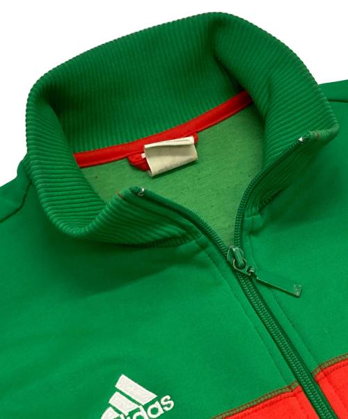 adidas（アディダス）adidas (アディダス) トラックジャケット グリーン×レッド サイズ:Ⅼの古着・服飾アイテム