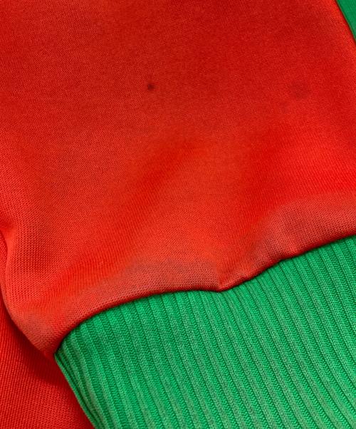 adidas（アディダス）adidas (アディダス) トラックジャケット グリーン×レッド サイズ:Ⅼの古着・服飾アイテム