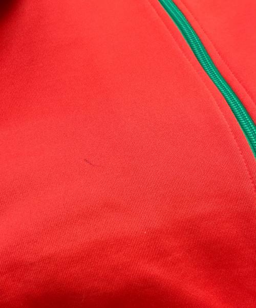 adidas（アディダス）adidas (アディダス) トラックジャケット グリーン×レッド サイズ:Ⅼの古着・服飾アイテム