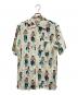 Aloha Blossom（アロハブロッサム）の古着「総柄アロハシャツ」｜ベージュ