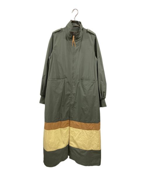 THOMAS MAGPIE（トーマス マグパイ）THOMAS MAGPIE (トーマス マグパイ) タフタコート グリーン サイズ:Ｍの古着・服飾アイテム