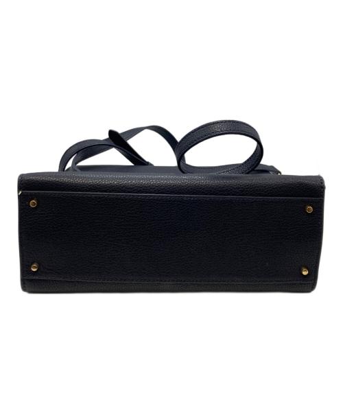 LAUREN RALPH LAUREN（ローレンラルフローレン）LAUREN RALPH LAUREN (ローレンラルフローレン) FARRAH サッチェルバッグ ネイビーの古着・服飾アイテム