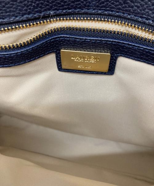 LAUREN RALPH LAUREN（ローレンラルフローレン）LAUREN RALPH LAUREN (ローレンラルフローレン) FARRAH サッチェルバッグ ネイビーの古着・服飾アイテム