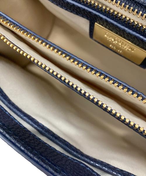 LAUREN RALPH LAUREN（ローレンラルフローレン）LAUREN RALPH LAUREN (ローレンラルフローレン) FARRAH サッチェルバッグ ネイビーの古着・服飾アイテム