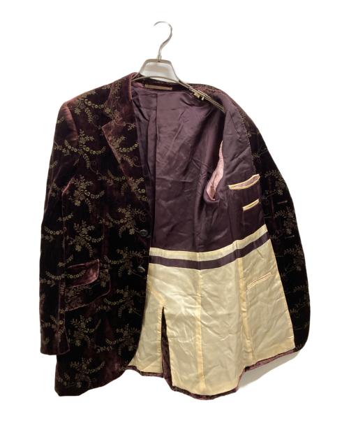 PAUL SMITH（ポールスミス）Paul Smith (ポールスミス) ベロアジャケット レッド サイズ:Ｍの古着・服飾アイテム