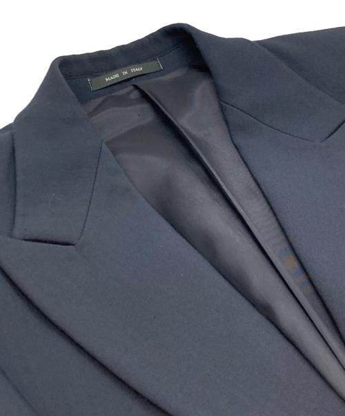 EMPORIO ARMANI（エンポリオ アルマーニ）EMPORIO ARMANI (エンポリオ アルマーニ) ピークドラペルジャケット ネイビー サイズ:46の古着・服飾アイテム