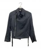 BLACK COMME des GARCONSブラックコムデギャルソン）の古着「ジップアップジャケット」｜ブラック