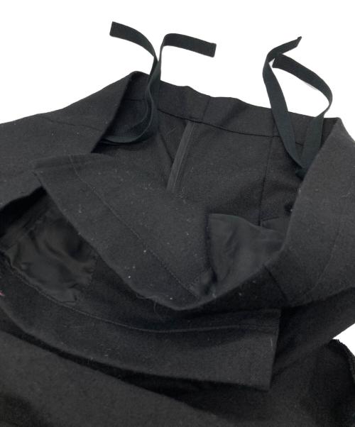 BLACK COMME des GARCONS（ブラックコムデギャルソン）BLACK COMME des GARCONS (ブラックコムデギャルソン) ジップアップジャケット ブラック サイズ:Mの古着・服飾アイテム