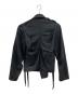 BLACK COMME des GARCONS (ブラックコムデギャルソン) ジップアップジャケット ブラック サイズ:M：17000円