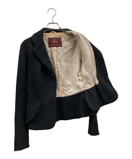 Vivienne Westwood（ヴィヴィアンウエストウッド）Vivienne Westwood (ヴィヴィアンウエストウッド) COMME des GARCONS (コムデギャルソン) ジャケット ブラック サイズ:UK12の古着・服飾アイテム