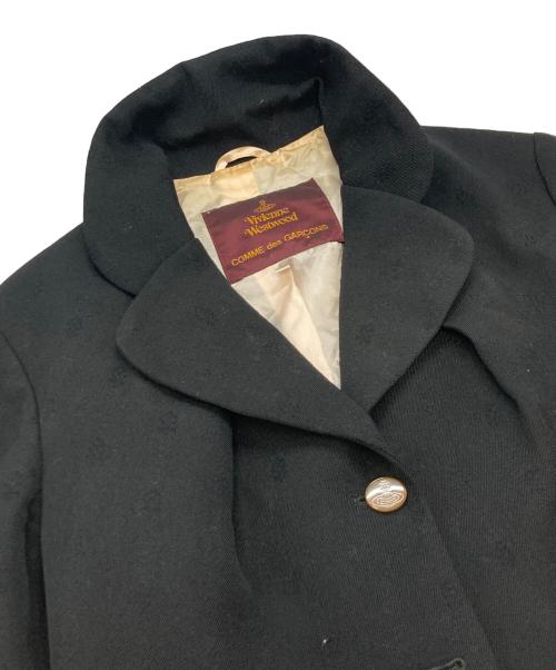 Vivienne Westwood（ヴィヴィアンウエストウッド）Vivienne Westwood (ヴィヴィアンウエストウッド) COMME des GARCONS (コムデギャルソン) ジャケット ブラック サイズ:UK12の古着・服飾アイテム